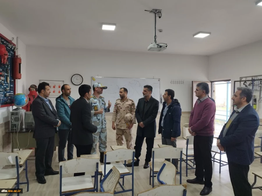 بازدید معاون آموزش مرکز آموزش دریایی فرماندهی مرزبانی علی ابن ابیطالب بابلسر از دانشکده  9