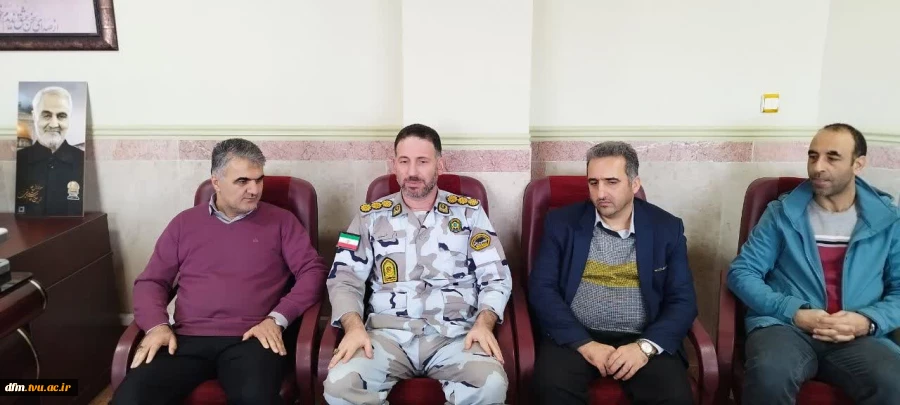 بازدید معاون آموزش مرکز آموزش دریایی فرماندهی مرزبانی علی ابن ابیطالب بابلسر از دانشکده  12