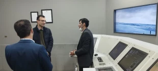 بازدید مسئول آموزش شرکت نفت از کارگاه های دریایی و ملوانی دانشکده 5