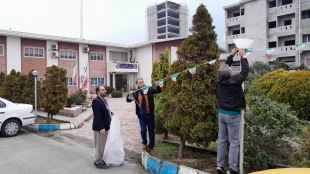 آذین بندی دانشکده در ایام دهه فجرانقلاب 3