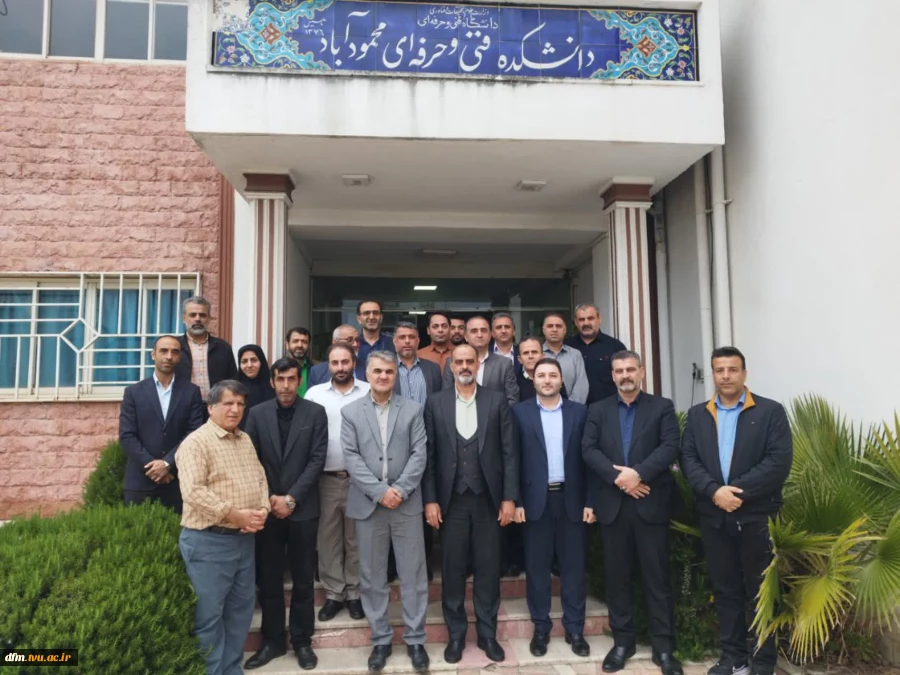 دیدار معاونت اداری، مالی و مدیریت منابع دانشگاه ملی مهارت  با ریاست دانشکده 15