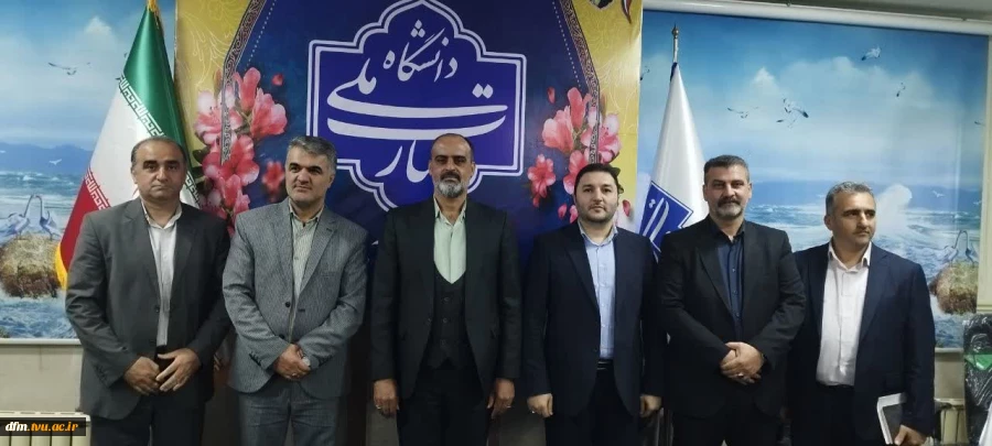 دیدار معاونت اداری، مالی و مدیریت منابع دانشگاه ملی مهارت  با ریاست دانشکده 16