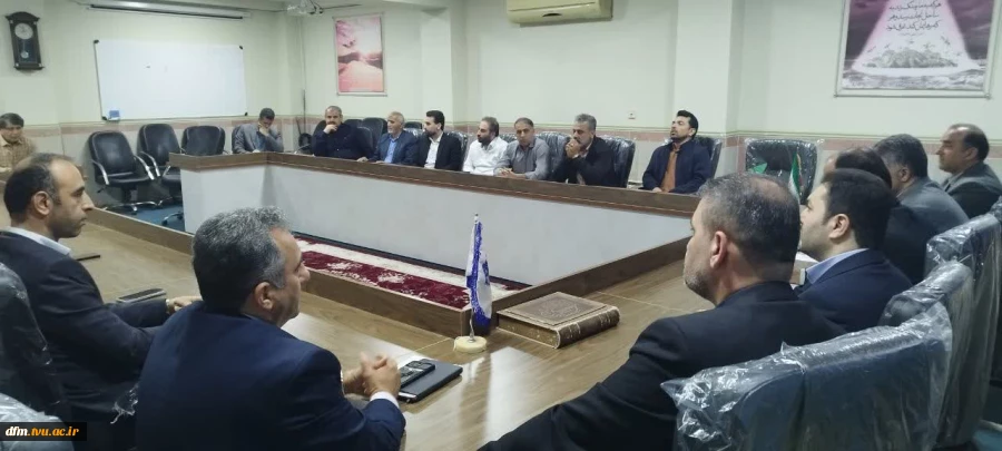 دیدار معاونت اداری، مالی و مدیریت منابع دانشگاه ملی مهارت  با ریاست دانشکده 20