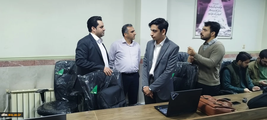 بازدید مدیر کل  مرکز توسعه و امنیت فناوری اطلاعات و هوشمندسازی دانشگاه ملی مهارت  از انستیتوی هوش مصنوعی دانشکده  9