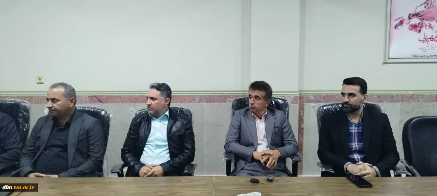 جلسه اعضای هیات علمی  و مدیران گروه با رییس دانشگاه  5