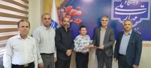 تجلیل ریاست از کارکنان حوزه اموزش و روابط عمومی 7