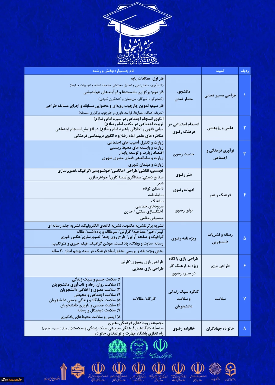 بیست و دومین دوره جشنواره بین المللی امام رضا (ع) 3