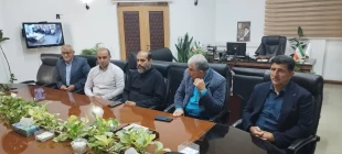 دیدار ریاست و اعضای هیات رئیسه با فرماندار شهرستان محمودآباد 6