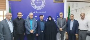 دیدار ریاست و اعضای هیات رئیسه با فرماندار شهرستان محمودآباد 9