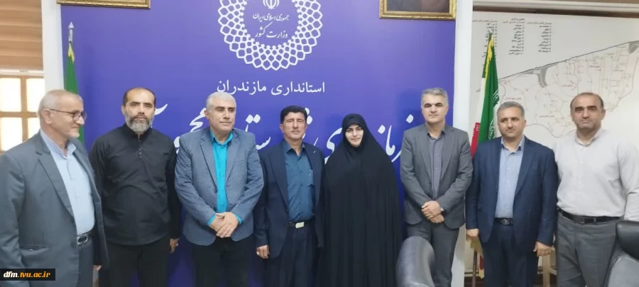 دیدار ریاست و اعضای هیات رئیسه با فرماندار شهرستان محمودآباد 9
