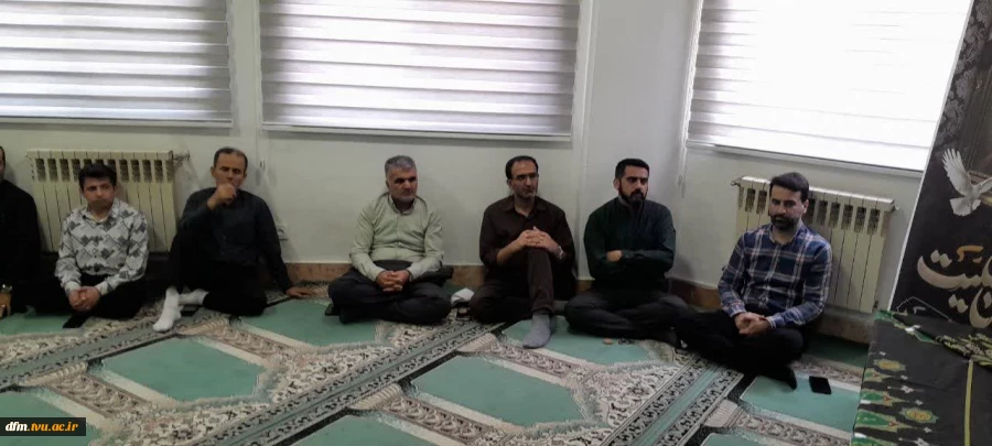 مراسم عزاداری شهادت رهبر شهید در دانشکده  برگزار شد 3