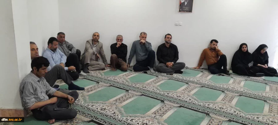 مراسم عزاداری شهادت رهبر شهید در دانشکده  برگزار شد 5