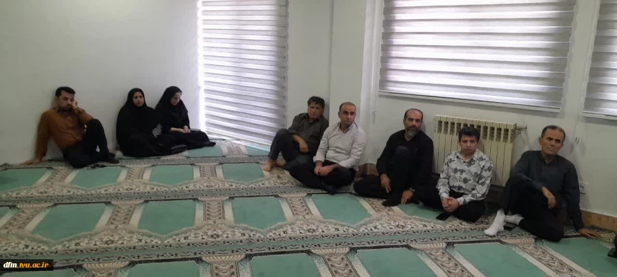 مراسم عزاداری شهادت رهبر شهید در دانشکده  برگزار شد 6