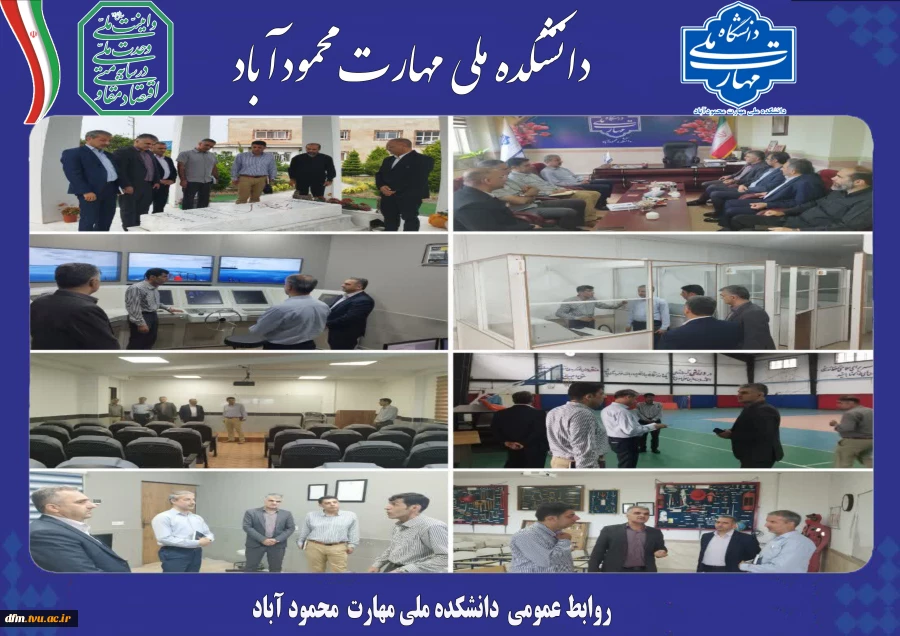 بازدید مدیرکل دفتر امور فنی و نظارت بر طرح‌های عمرانی از دانشکده  2