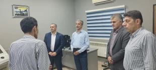 بازدید مدیرکل دفتر امور فنی و نظارت بر طرح‌های عمرانی از دانشکده  10