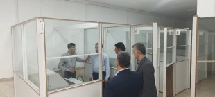 بازدید مدیرکل دفتر امور فنی و نظارت بر طرح‌های عمرانی از دانشکده  12