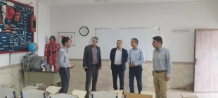 بازدید مدیرکل دفتر امور فنی و نظارت بر طرح‌های عمرانی از دانشکده  15