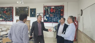 بازدید مدیرکل دفتر امور فنی و نظارت بر طرح‌های عمرانی از دانشکده  16