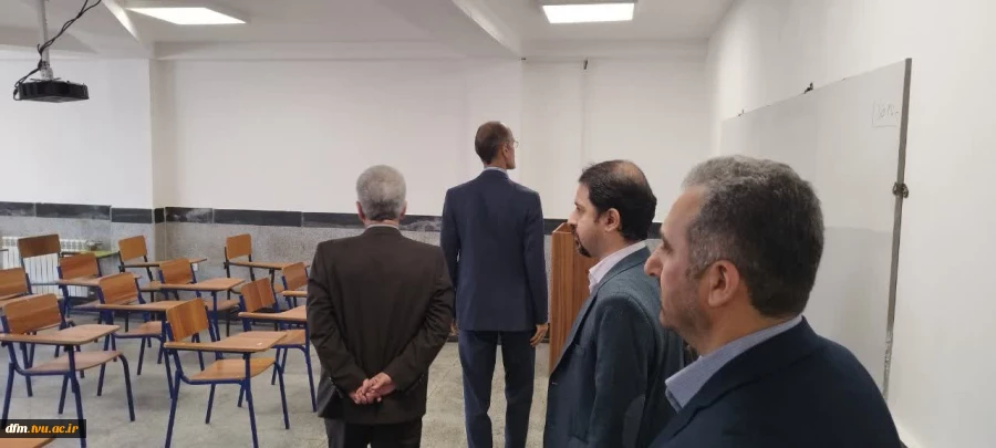 بازدید مسئولین سازمان نظام مهندسی مازندران از دانشکده 5