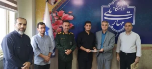 مراسم تودیع و معارفه فرمانده بسیج دانشجویی شهید فرزانه دانشکده 7
