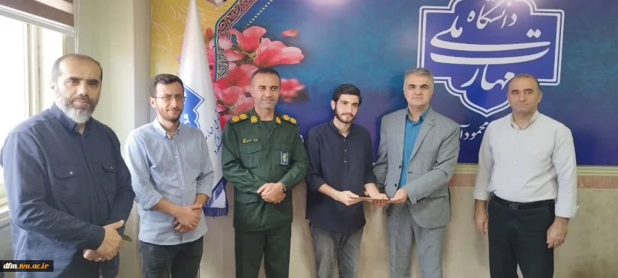 مراسم تودیع و معارفه فرمانده بسیج دانشجویی شهید فرزانه دانشکده 8