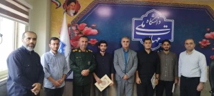 مراسم تودیع و معارفه فرمانده بسیج دانشجویی شهید فرزانه دانشکده 9