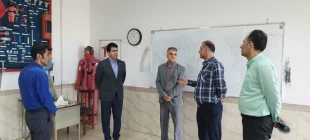 بازدید سرپرست مرکز آموزش فنی و حرفه‌ای محمودآباد از کارگاه دریایی دانشکده 10
