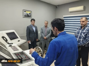 بازدید سرپرست مرکز آموزش فنی و حرفه‌ای محمودآباد از کارگاه دریایی دانشکده 11