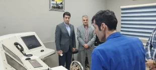 بازدید سرپرست مرکز آموزش فنی و حرفه‌ای محمودآباد از کارگاه دریایی دانشکده 14